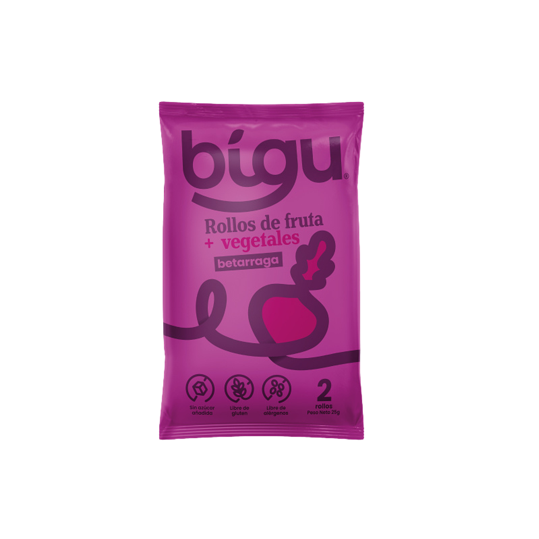 Bigu - Rollos de Betarraga 25 g 1