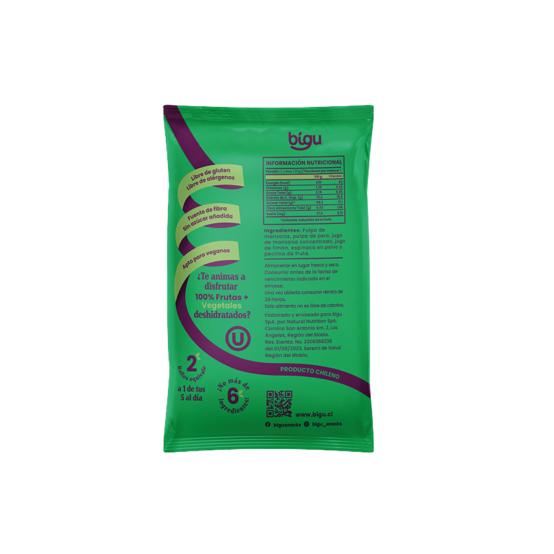 Bigu - Rollo de Espinaca 25 g 2