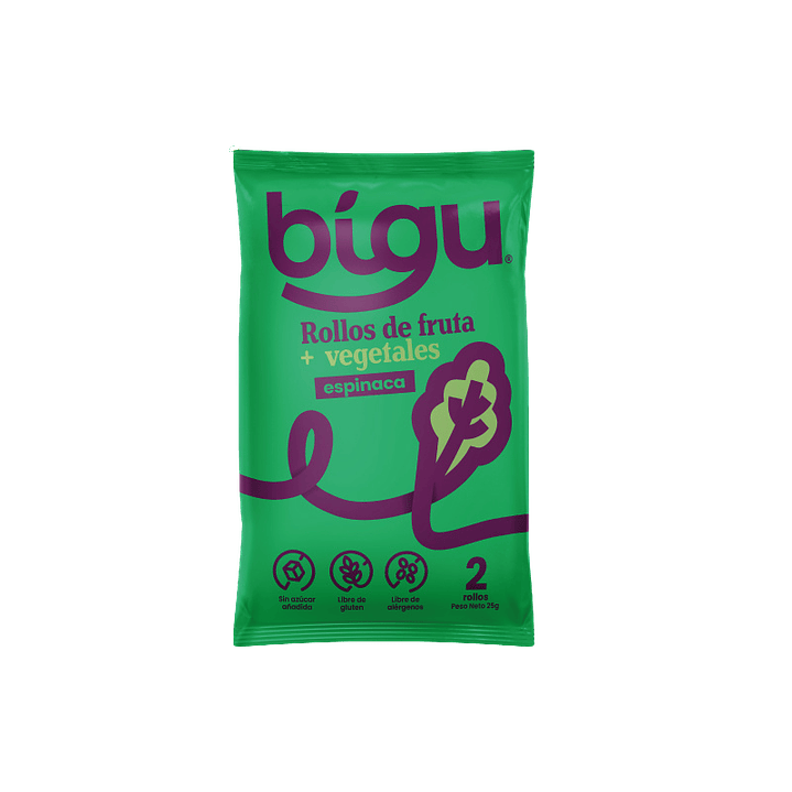 Bigu - Rollo de Espinaca 25 g 1