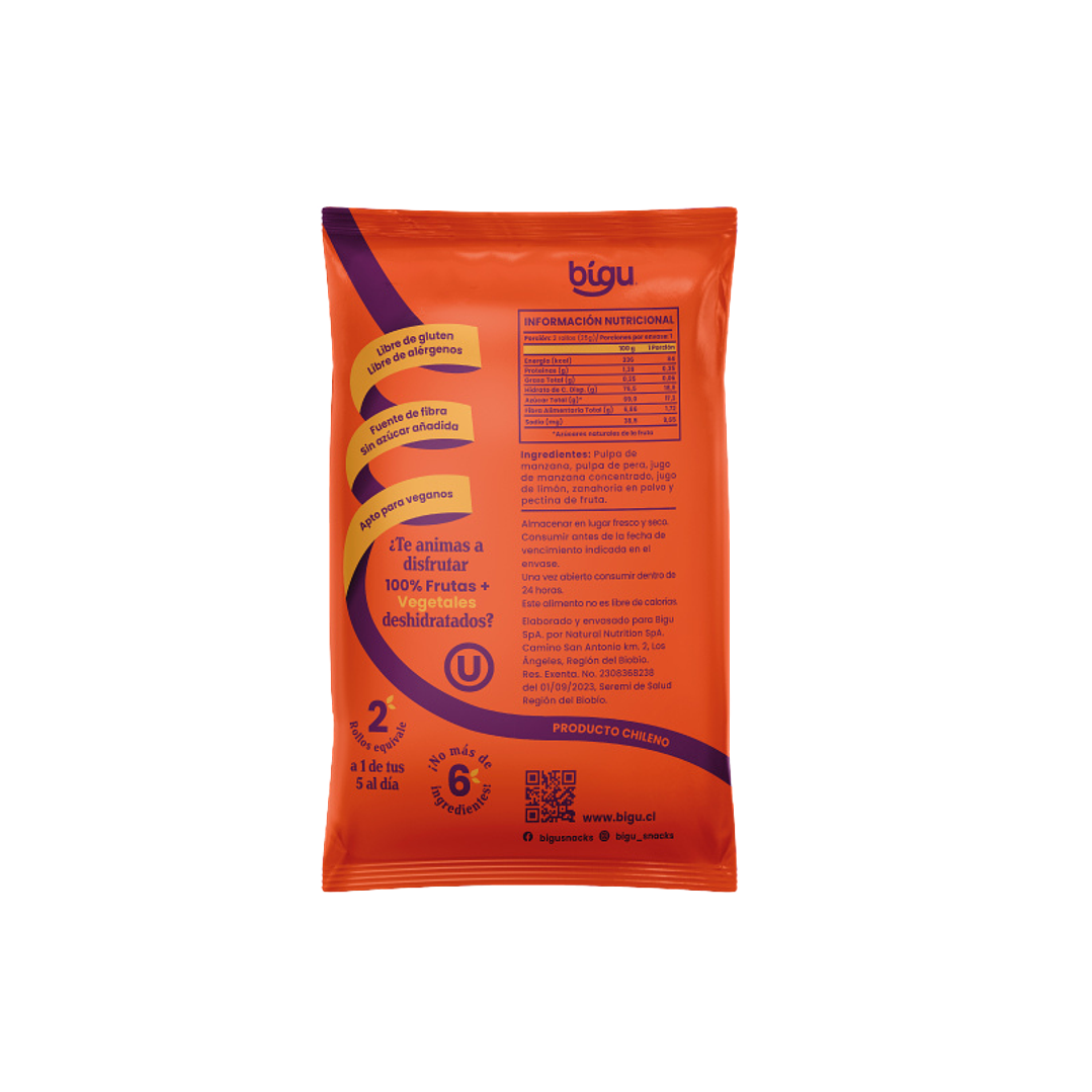 Bigu - Rollo de Zanahoria 25 g 2