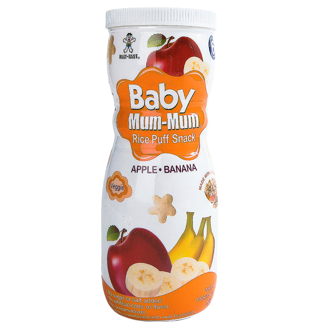 Baby Mum-Mum - Puff de Arroz sabor Manzana & Plátano 1