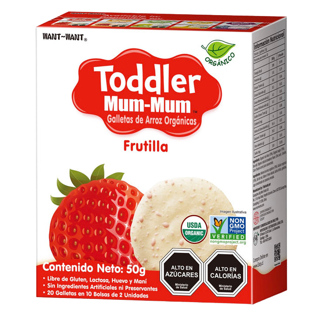 Toddler Mum-Mum - Frutilla Orgánica 1
