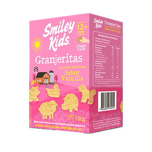 Smiley Kids - Granjeritas sabor Vainilla 150 g