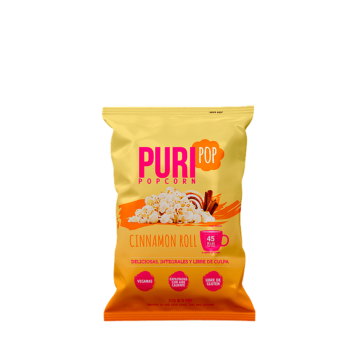 Puri - PuriPop Cinnamon Roll Individual 25 g 1