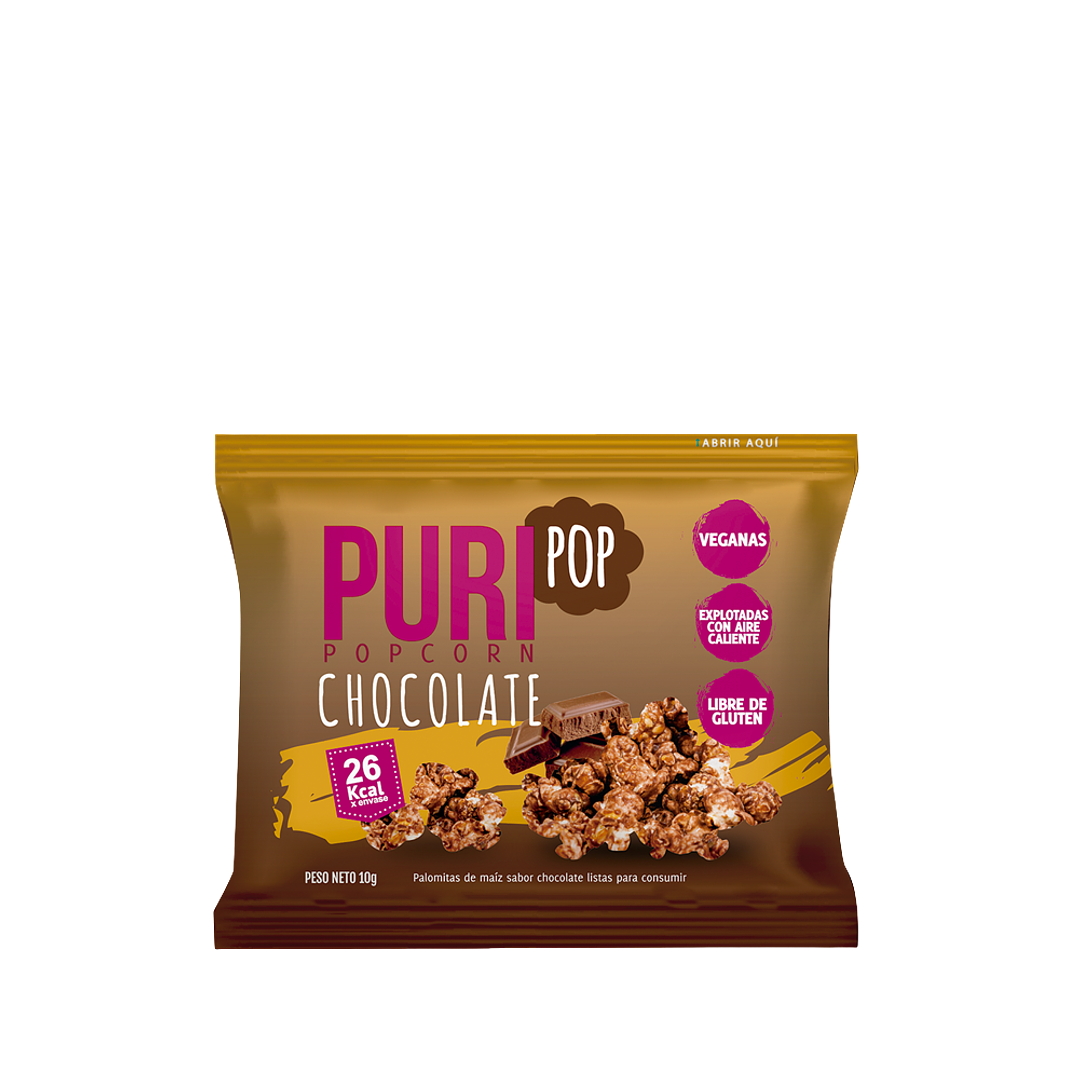 Puri - MINI Puripop Popcorn Chocolate 10 g 1