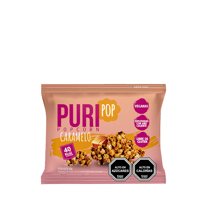 Puri - MINI Puripop Popcorn Caramelo 10 g 1