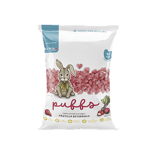 Kuna Foods - Puffs Individual sabor Frutilla Betarraga 10 g