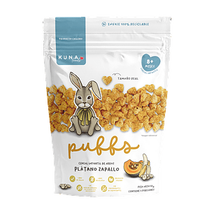 Kuna Foods - Puffs Familiar sabor Plátano Zapallo 50 g