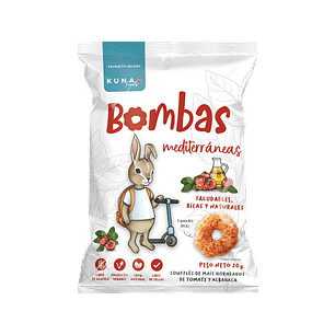 Kuna Foods - Bombas Individual Sabor Mediterraneas 20 g