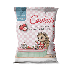 Kuna Foods - Galleta Cookids sabor Frutilla 30 g