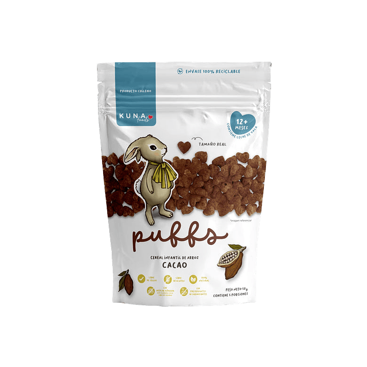 Kuna Foods - Puffs Familiar sabor Cacao 50 g 1