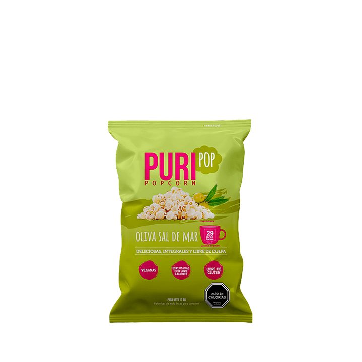 Puri - PuriPop Oliva Sal de Mar Individual 25 g 1