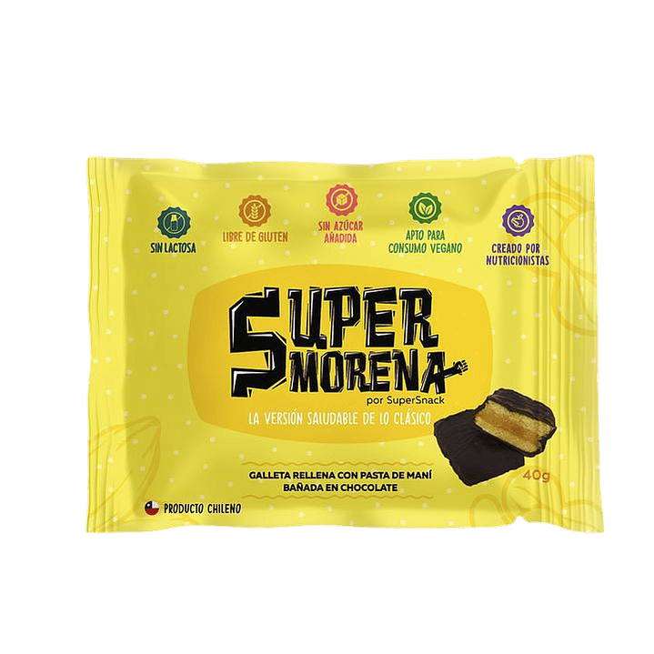 Super Snacks - Super Morena individual 40 g 1