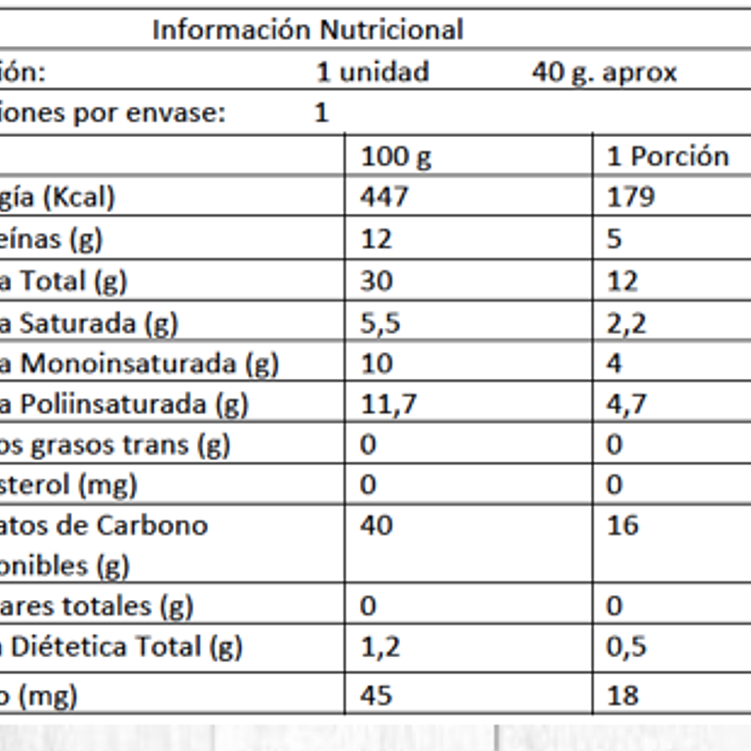 Super Snacks - Super Morena individual 40 g 2