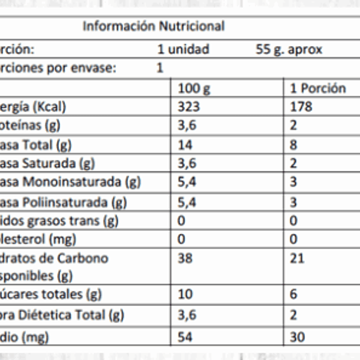 Super Snack - Super Bizcocho Individual 55 g 2