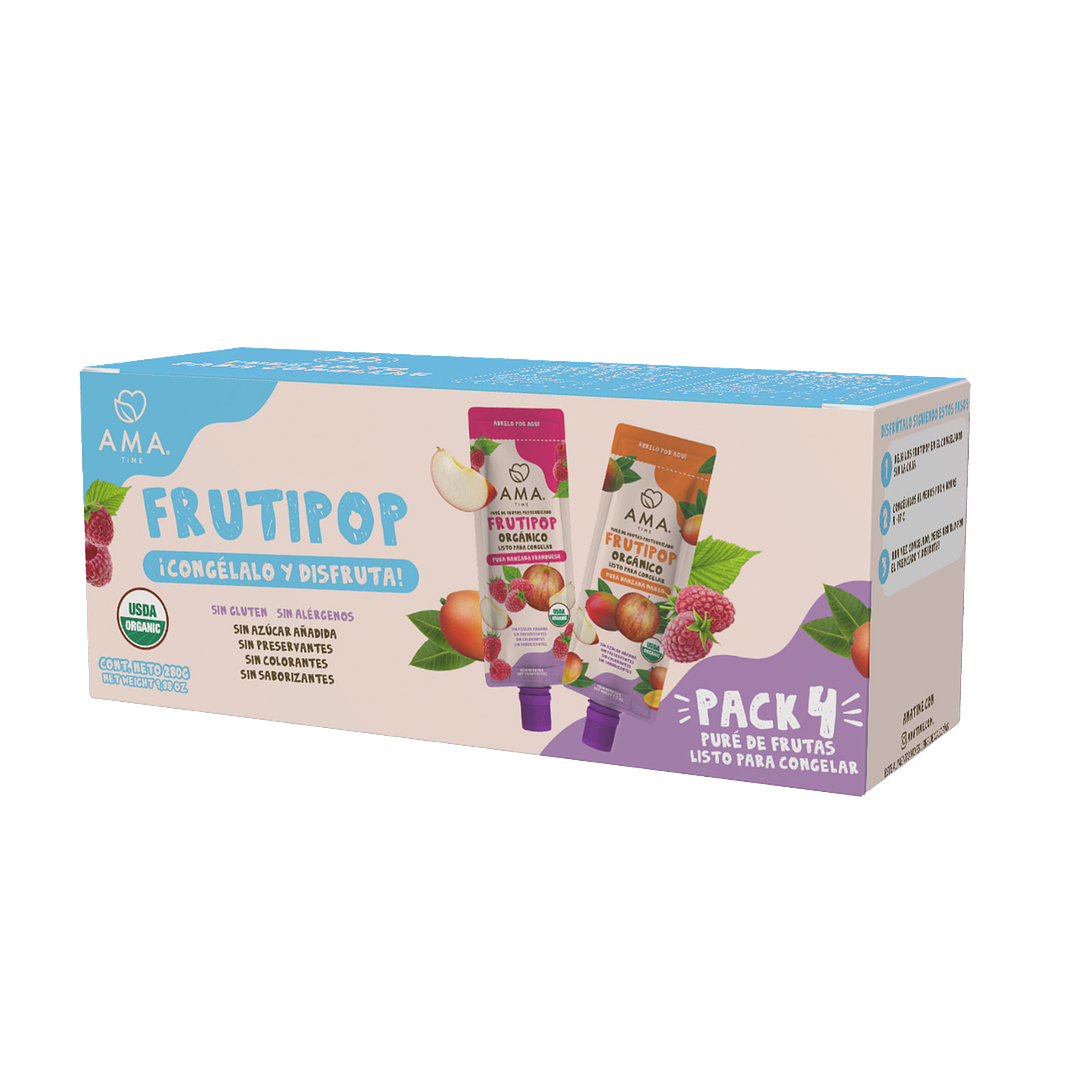 Pack Frutipop Orgánico - 4 unidades 2
