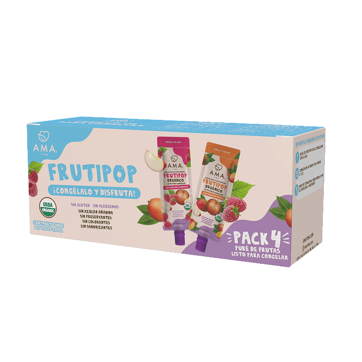 Pack Frutipop Orgánico - 4 unidades 2