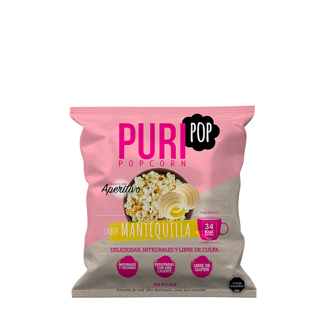 Puri - PuriPop Aperitivo Mantequilla 40 g 1