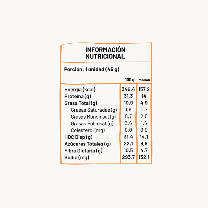 UnderFive - Protein Bar SALTED PEANUT 45 g 2