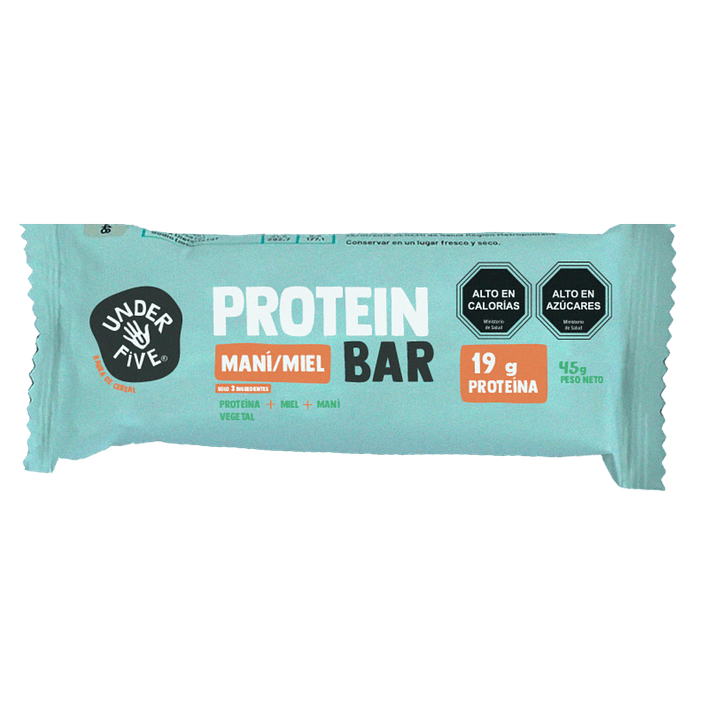 UnderFive - Protein Bar MANÍ Y MIEL 45 g 1