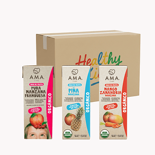 AMA Time - Mix Jugos Tropical 200cc (12 unidades)