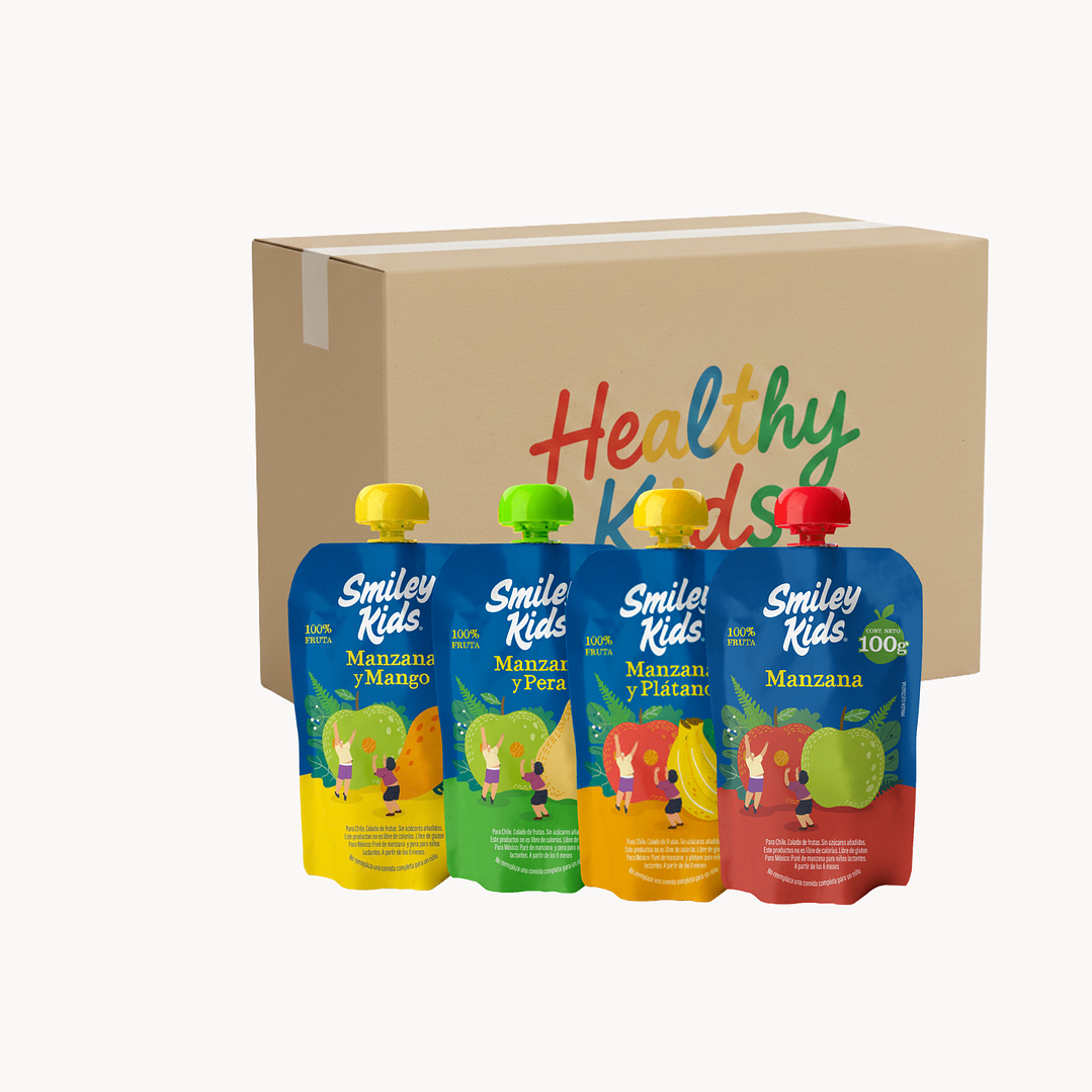 Smiley Kids - Mix Compotas Convencionales (20 unidades) 1