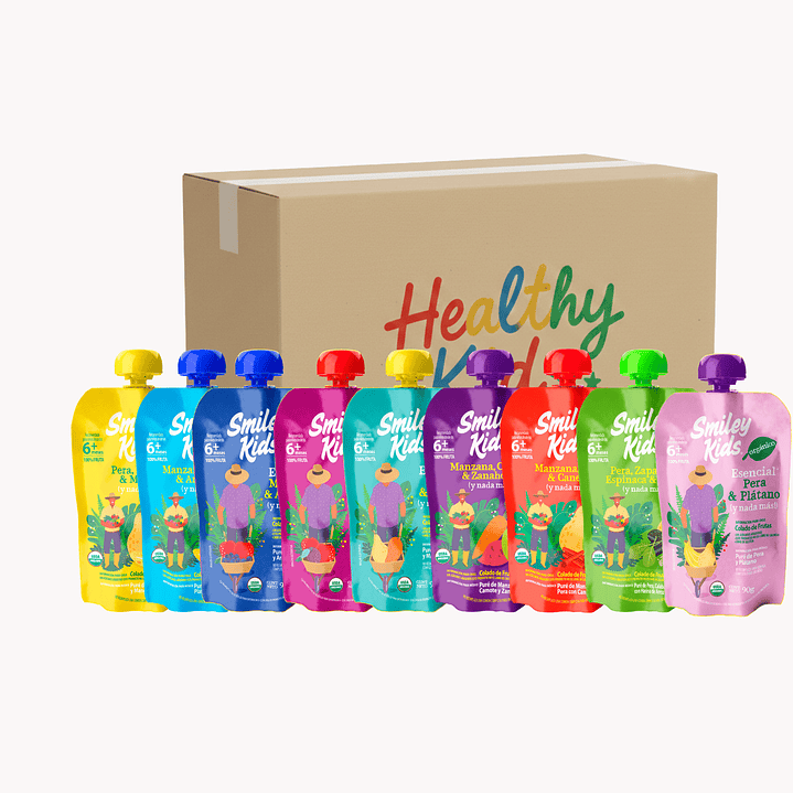 Smiley Kids - Mix Compotas Organicas (20 unidades) 1