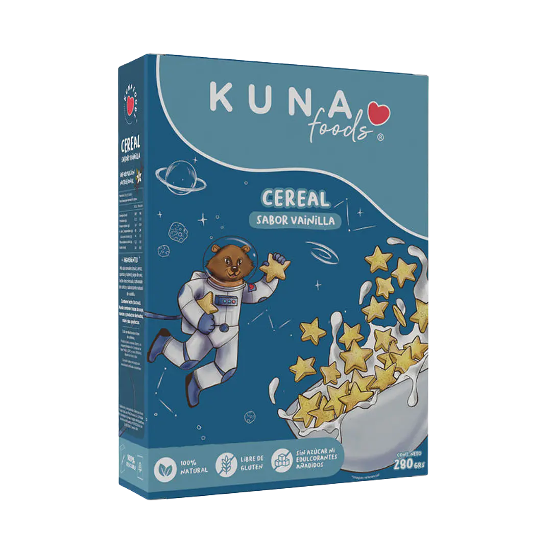 Kuna Foods - Cereal sabor Vainilla 280 g 1
