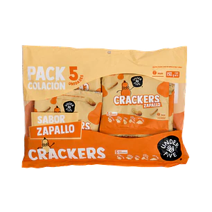 UnderFive - Crackers sabor Zapallo (Pack 5 unidades)