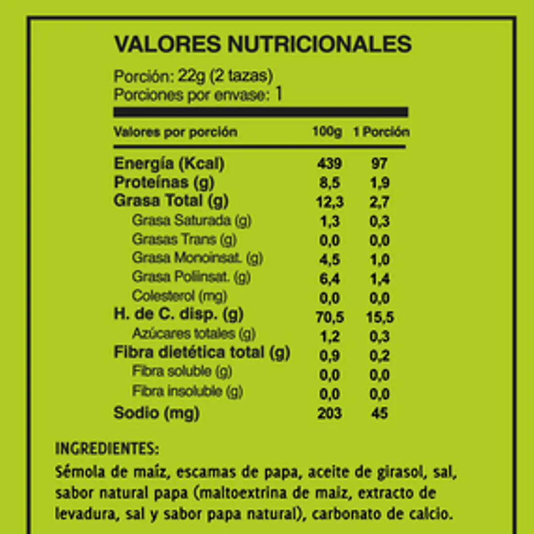 Puri - Crunchy de Papa Individual 22 g 2