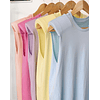 PASTEL PADDED SHOULDER MUSCLE T
