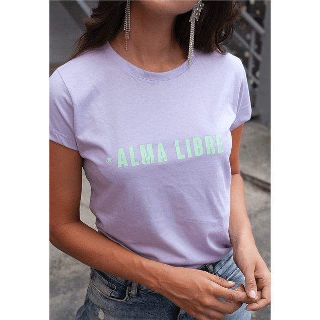 ALMA LIBRE TEE (LILAC)