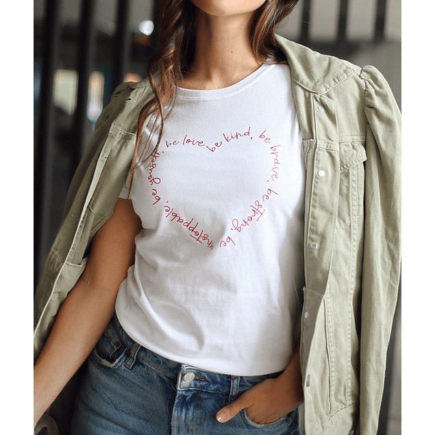 HEART OF LETTERS TEE