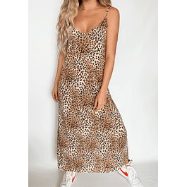 MIDI LEOPARD DRESS