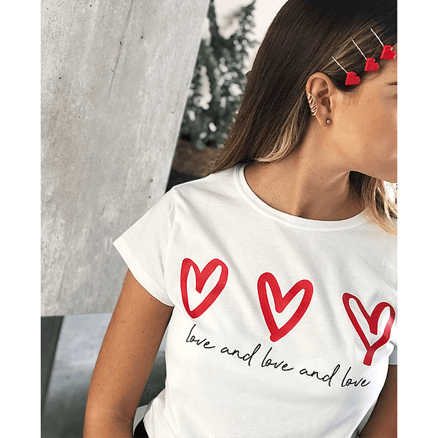 LOVE AND LOVE AND LOVE TEE