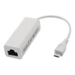 Adaptador Tarjeta Red Lan Rj45 Fast Ethernet Micro Usb 2.0