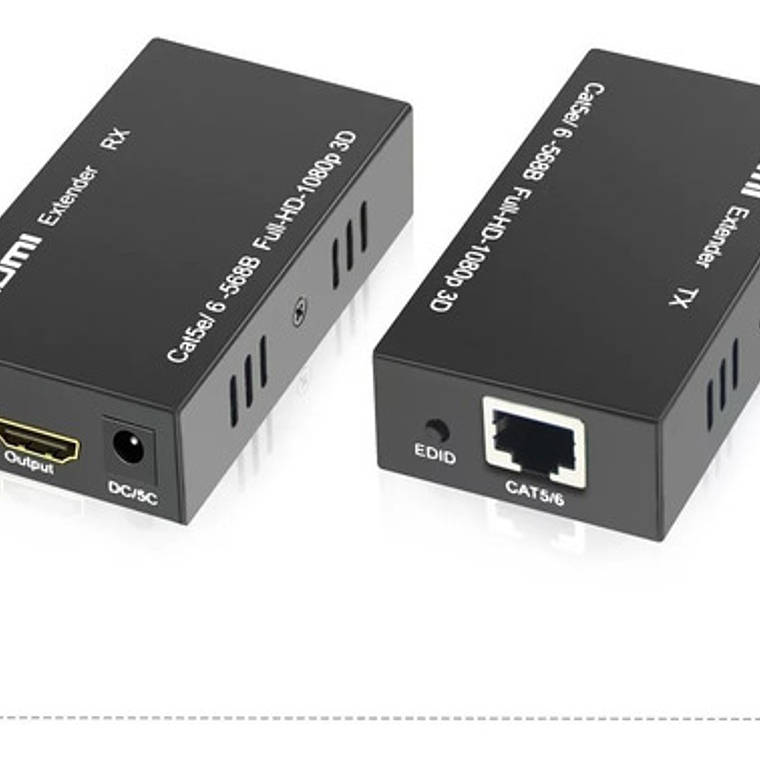 Extensor De Video Hdmi Por Pareja (alcance 60 Metros) 1