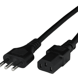 Cable Fuente De Poder Multiples Usos 1.8mts Cobre C13 - L