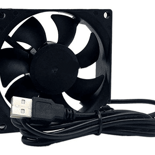Turbina, Ventilador, Extractor 8cm Usb