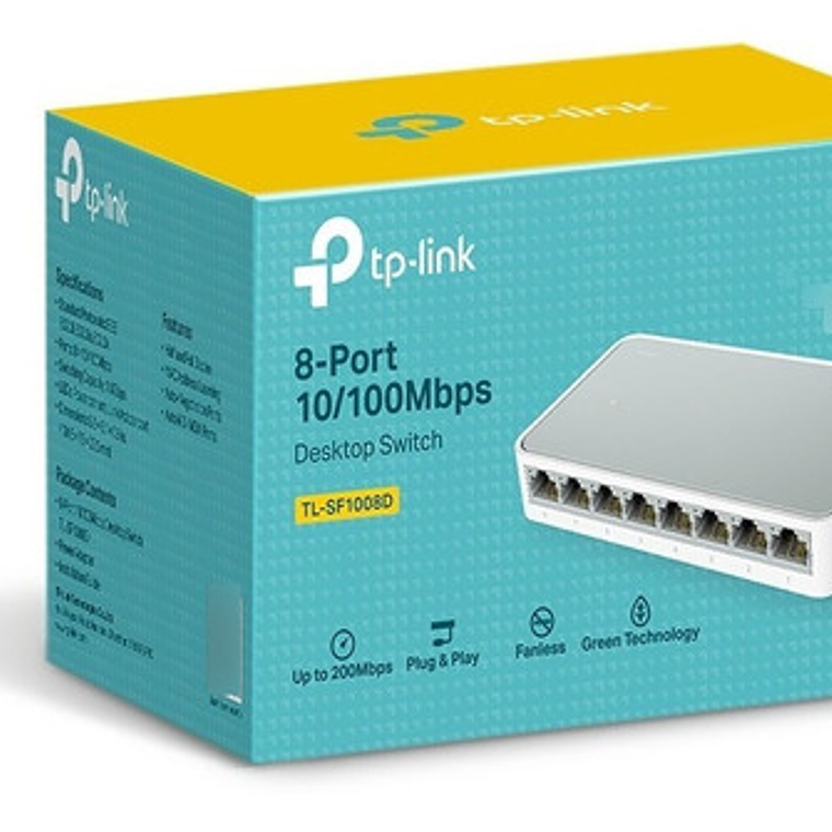 Switch Tp-link Tl-sf1008d Serie Litewave 4