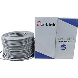  Caja Cable Red Cat 5e Caja 200m Gris Cctv