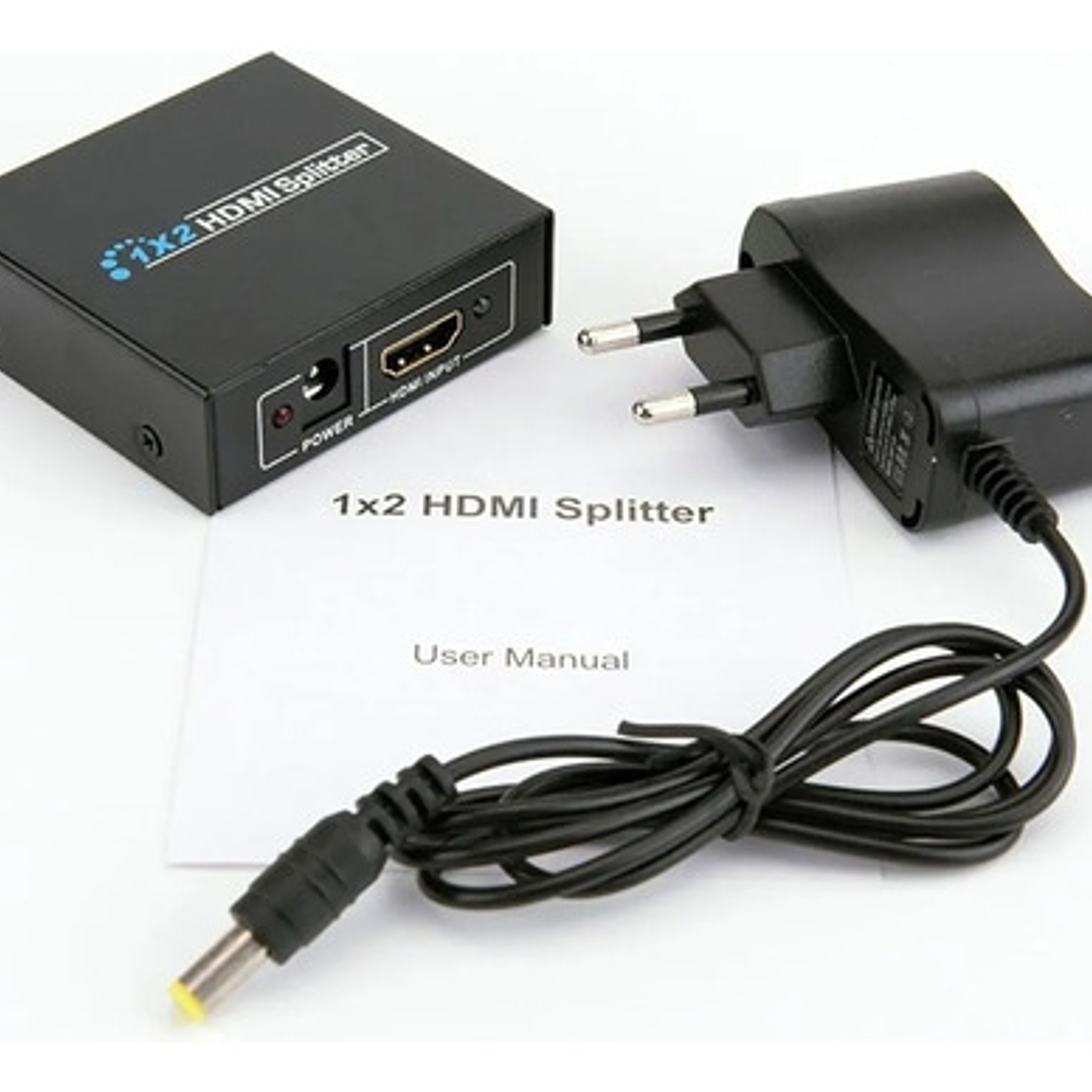 Splitter Hdmi 1x2 Full Hd Activo 2 Salidas 1080p Tv / Metal  2