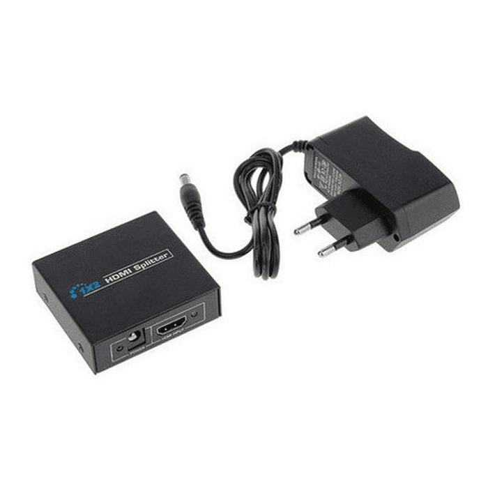 Splitter Hdmi 1x2 Full Hd Activo 2 Salidas 1080p Tv / Metal  9