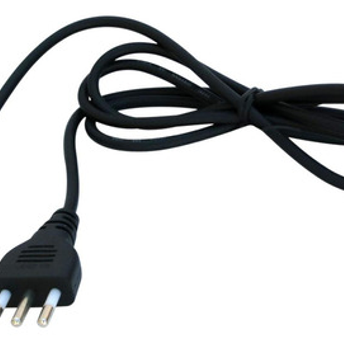 Cable De Poder Para Pc De 1,8 Mts Techbox Color Negro 1