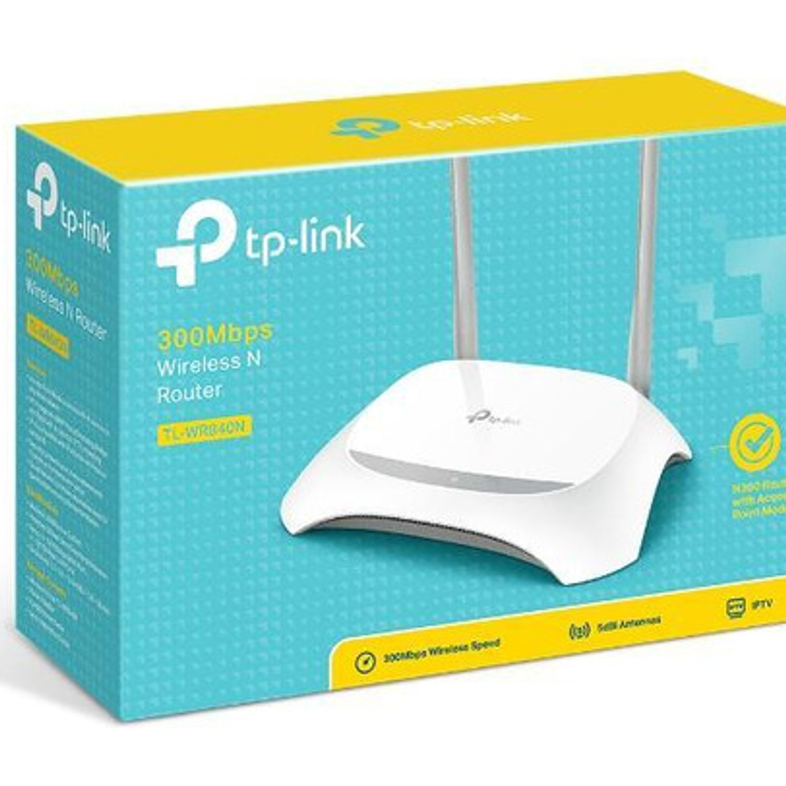 Enrutador Tp-link Tl-wr840n De 300 Mbps 4