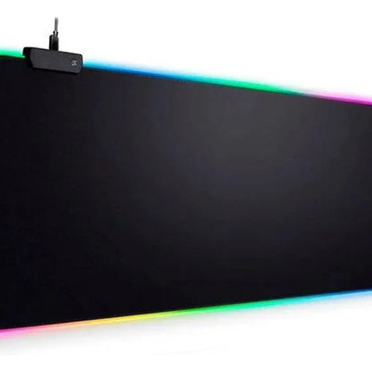 Mouse Pad Gamer Antideslizante Luz Led Xl Excelente Touch Color Negro 3
