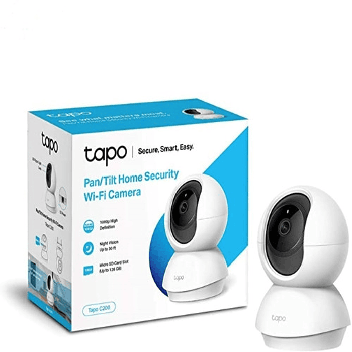 Cámara De Seguridad Tp-link Tapo C200 V1 Tapo Smart Con Resolución De 2mp Visión Nocturna Incluida Blanca 6