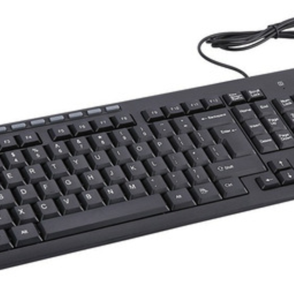 Teclado Multimedia Usb Color Negro. Color Del Teclado Negro Idioma Español Latinoamérica 2