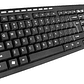 Teclado Multimedia Usb Color Negro. Color Del Teclado Negro Idioma Español Latinoamérica - Miniatura 10