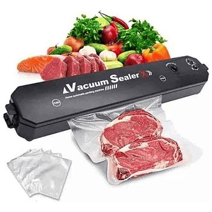 Maquina Selladora Al Vacío Con Bolsas Para Alimentos Color Transparente